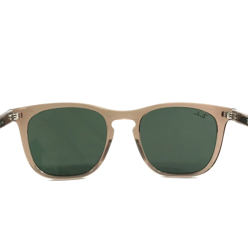 Ray-Ban Sunglasses RB2210 8457/31 Transparent Brown Frames w/ Dark Green Lenses